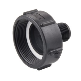 Wantmatch 250 Gallon IBC Water tote Hose Adapter, IBC Drain Adapter,Water Hose Male Adapter for Garden Hose,2" Fine Thread X 3/4" Male G Hose