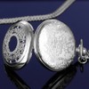 Tiong Pocket Watch Hollow Blue Star Design Roman Numerals Quartz