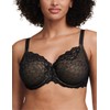 Chantelle Womens Rive Gauche Full Coverage Bra, Black, 40D US