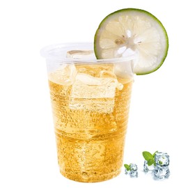 500 Pack 7 OZ Clear Plastic Cups, Clear Plastic Cups Tumblers, Cold Party Drinking Cups, Disposable Cups for Wedding,Thanksgiving, Christmas Party