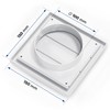 VIOKS Exhaust Air Hood Ventilation Outer Grille Connection: 100 mm