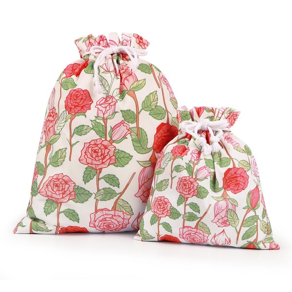 silenwest Drawstring Gift Bags, Large 20" Small 12" |Premium Canvas