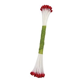 PME Stamens for Sugar Flowers Medium Pearl Red (Pack of 50)