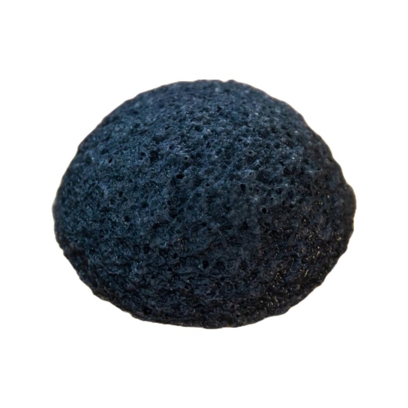 IPPINKA Esponja Konjac Natural - Infundida con Carbón Binchotan -