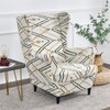 MINGPINHUIUS Wingback Chair Covers - Super Soft Stretch Wing Chair