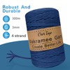 OurTop Premium Macrame Yarn Lake Blue, 3 mm x 300