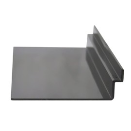 ZAPATERA DE ACRILICO PARA PANEL RANURADO | 50 PZAS (NEGRO)