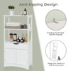 DICTAC Kitchen Pantry Storage Cabinets with Shelves,Drawer and Doors,Microwave Cart