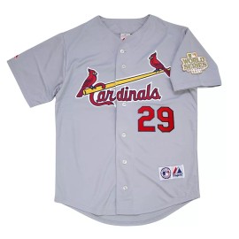 Majestic Chris Carpenter St. Louis Cardinals 2011 World Series Road Jersey Men's (S-3XL) - M