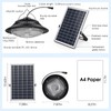 UPONUN Solar Pendant Light Motion Sensor 2 Pack, 5 Modes