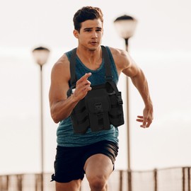 Shoulder Bags with Water Bottle Holder | Sling Backpack Multi Pocket Workout Water Bottle Pouch - Bottle Carrier Bag Adjustable Hiking Shoulder Bag with Carabiners, Black, Refer to description