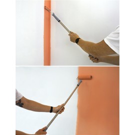 ROLLINGDOG Paint Roller Set - 9 inch Paint Rollers and Trays Sets,Roller Sets for Painting,Paint Roller Set with Extension Pole,Pack of 10