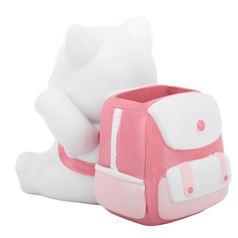 Cat Pen Holder Multipurpose Resin Innovative Cute Pencil Holder for