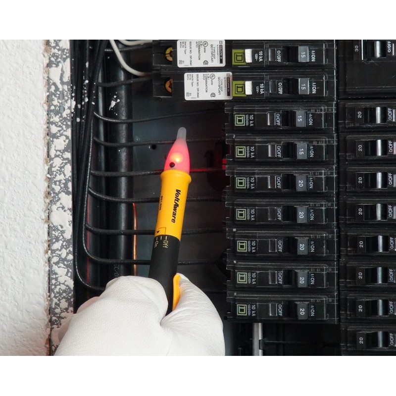 IDEAL INDUSTRIES INC. 61-025 Volt Aware Non-Contact Voltage Tester, Clear