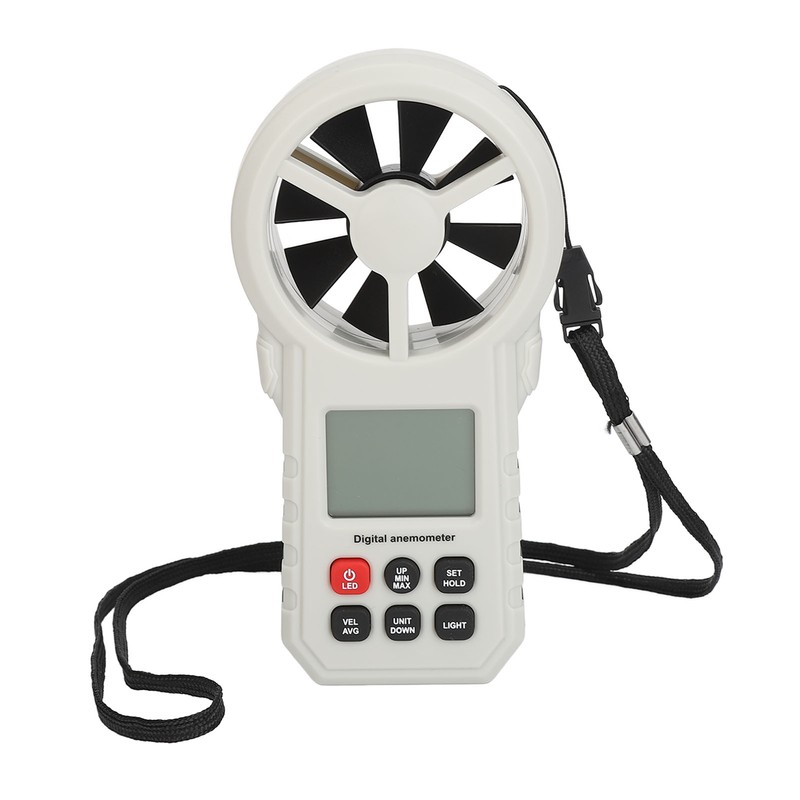Digital Anemometer High Accuracy Handheld Wind Speed Meter LCD Display