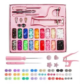 Consermaq Pinza Kam Botón Presión Broche T4 18 Colores 200 Juegos