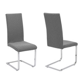 BEAUTEX Set of 2 Universal Stretch Chair Covers, Bi-Stretch Covers, Choice of Motif and Colour