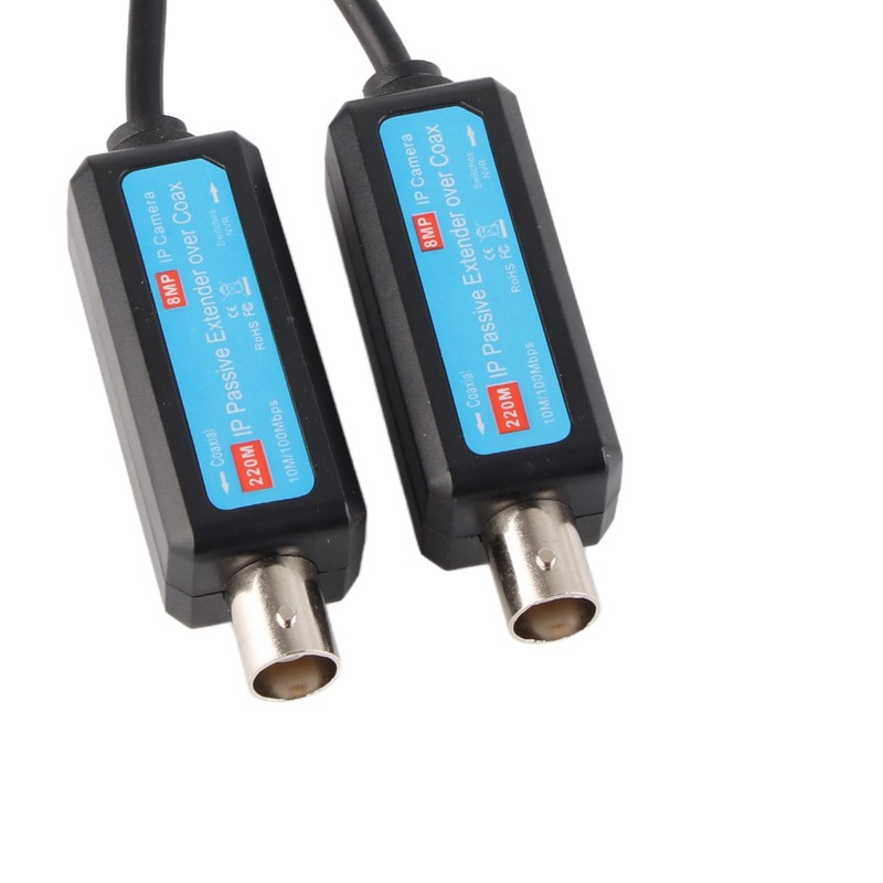 1Pair 10/100Mbps 1CH Passive IP Network Coaxial Transmitter Receiver Extender