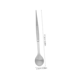 BESPORTBLE Ergonomic Stainless Steel Stirring Spoon Tweezers Latte Coffee Spoons Food Tweezers for Cooking Essential Kitchen Gadgets