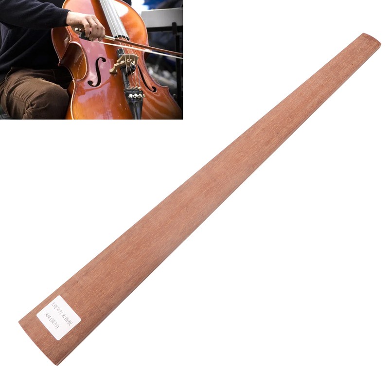 4/4 Cello Fingerboard Redwood Cello Fingerboard Musical Instrument Accessory for