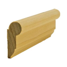 EWPC11 Picture Hanging Rail 1-5/8" Tall x 11/16" Moulding. Unfinished, Poplar, 94"