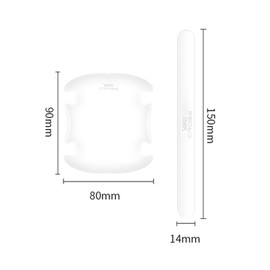 Yaris Door Handle Protector, Compatible with All Series, Car Parts, Door Handle Protection, Scratch Prevention, Exterior Parts, Sticker Cover, Exclusive Logo, Easy Installation, Set of 8 (Transparent Type)