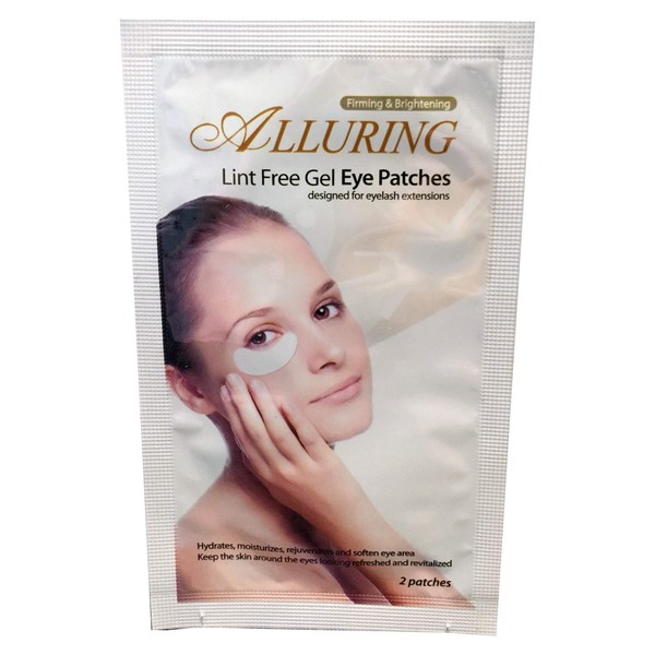 Alluring Eyelash Extensions Under Eye Anti-wrinkle Collagen Eye Pads Patches - CRESCENT SHAPE QTY 25