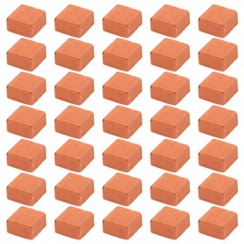 Vaguelly Mini Toys Blocks 280 PCS Mini Bricks Square, 1:16 Tiny Red Bricks Miniature Model Cement Bricks Set, Stone/Railway/Landscaping Building Set, 9 x 9 x4.5mm Miniatures