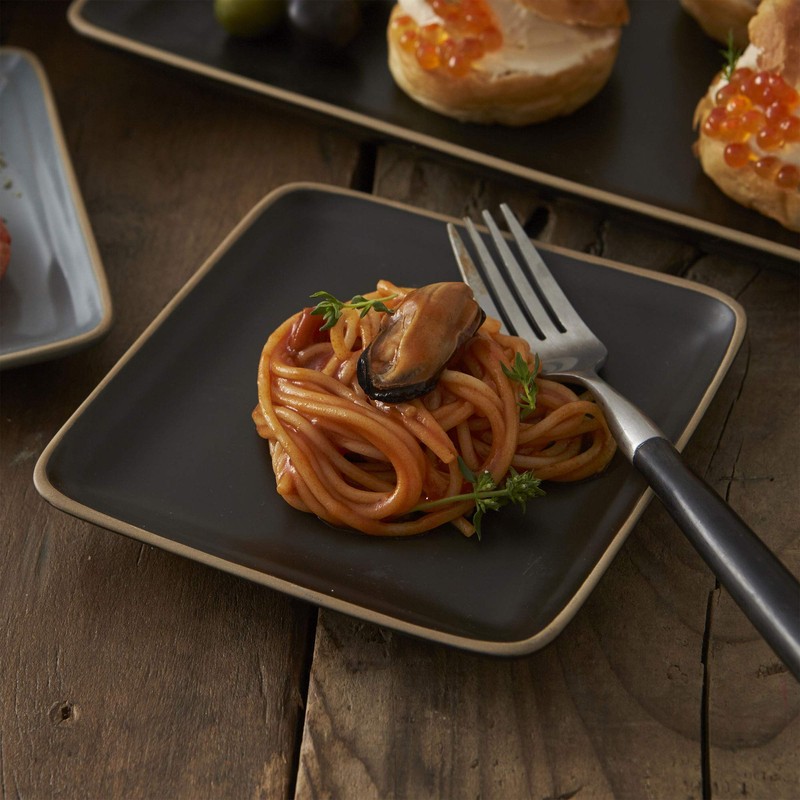 Edgeline Square Plate M, Gray