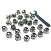 ZDingTech 25pcs 3/8-16 Acorn Cap Nuts,3/8-16 Cap Nuts,Acorn Hex Cap