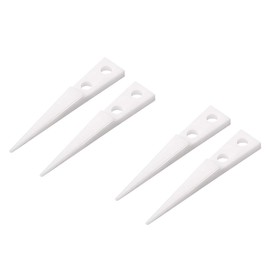sourcing map 2 Pairs Ceramic Tweezers DIY Tool Ceramic Tip Tweezers Non-Conductive and Heat Resistant White