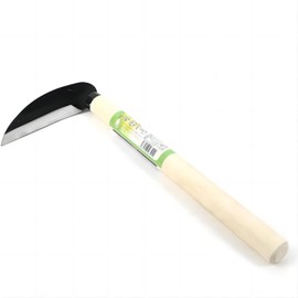 Gushijieju Japanese Weeding Sickle Gardening Tools Hand Hoe Weeder Very Sharp Edge for Weeding, Soil loosening, Digging 12In
