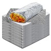 Insulation Sandwich Wrapping Paper Aluminum Foil Sheets - [500 Pack]