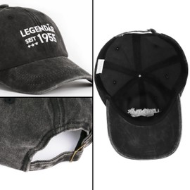 Jeasona Gift Set with Socks Baseball Cap Gift Bag Gifts for Birthday Man, Multicolor-70 Years, Unit size