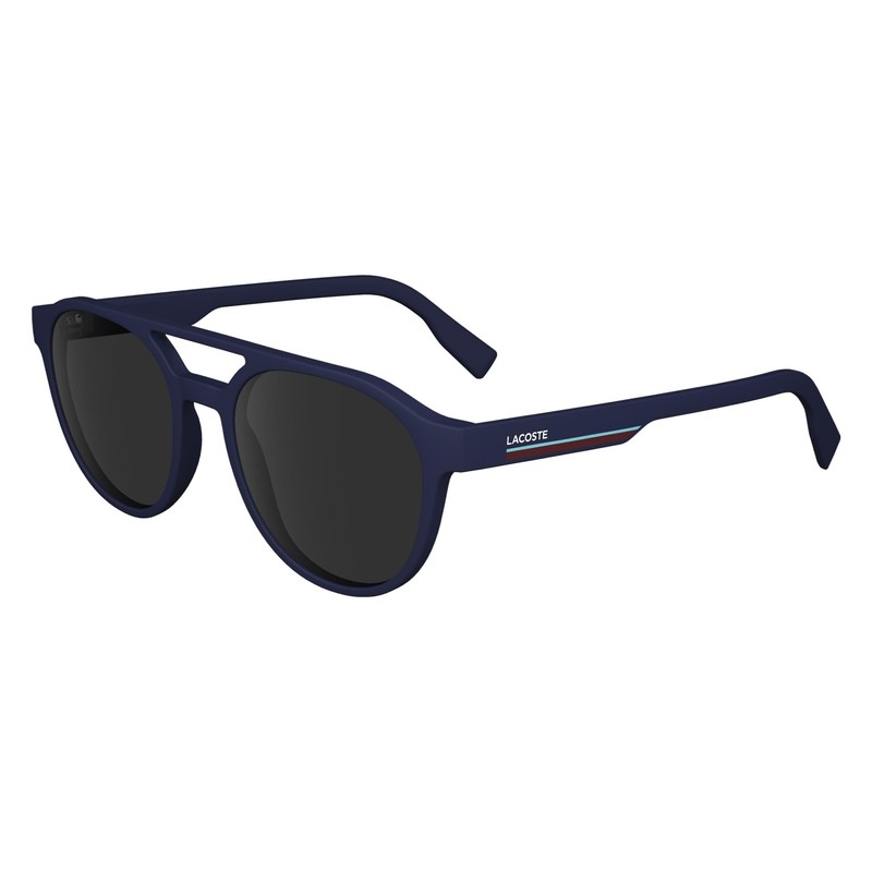 Lacoste Men's Sunglasses L6008S - Matte Blue with Solid Smoke
