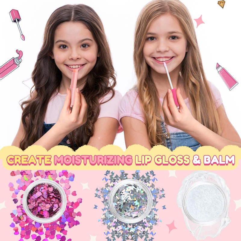 JCOOS Lip Gloss Making Kit and Lip Balm Making Kit,