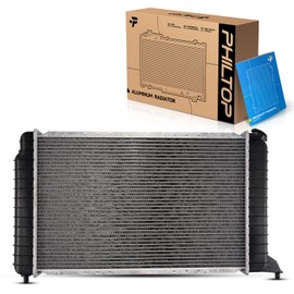 PHILTOP CU1531 Engine Coolant Aluminum Radiator Fit for 1994-2003 S10 2.2L, 1994-2003 Sonoma 2.2L, 1997-2000 Hombre 2.2L, 1996 Hombre