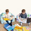 Folding Toddler Chair, Soft Plush Fold Out Kids Couch Sofa