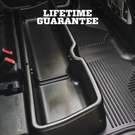 Husky Liners Gearbox - Under Seat Storage Box | Fits 2015-2024 Ford F-150, 17-23 F-250, F-350 Ext/SuperCab - Black, 1 Pc. | 09291