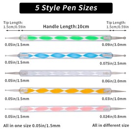 Bohoman 100 Sheets of Carbon Paper with 5 Stck Stamping Pen Set, A4 Transfer Paper, Black Carbon Paper Tracing Paper for Wood, Paper, Canvas