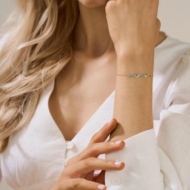 Best Friend Bracelets for Women- Bestie Bracelets Gold Wave Bracelets for Friends Bestie Bracelets for Women Friend Gifts for Women Best Friend Birthday Gifts for Women Christmas Gifts for Best Friend