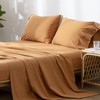 MooMee Bedding Sheet Set 100% Washed Cotton Linen Like Textured