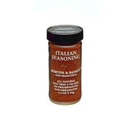 Morton & Bassett Italian Seasoning, 1.5 oz – Non-GMO, Salt-Free, Aromatic Blend for Pasta, Pizza & Mediterranean Dishes