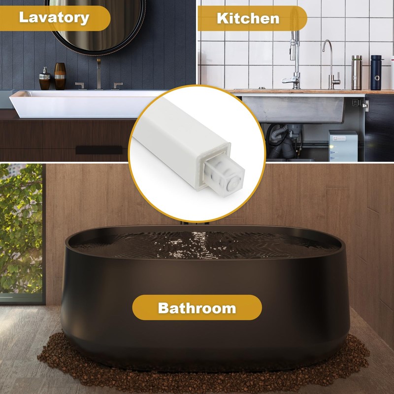 showingo Towel Bar Replacement Rod 24 Inches Adjustable Spring End