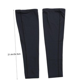 PACKOVE Knee Compression Sleeve Socks for Sports Black Comfortable Support for Running Basketball and Fitness for Women Knee Support and Stability