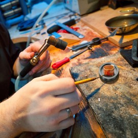 DOITOOL 4pcs Graphite Tank DIY Ingot Molds Graphite Casting Mold Furnace Casting Mold Melting Mold Graphite Molds for Casting Metal Round Graphite Ingot Molds for Casting Metal Black