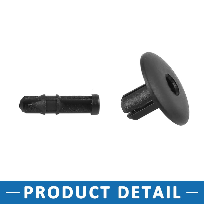 A ABSOPRO Plastic Rivet Fender Push-Type Fastener Clips 4D0807300 (Set