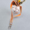 Bright Orange Widen Smart Phone Neck Lanyard Strap Cord String