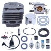 Fit Husqvarna 55 50 51 Chainsaw 503609171 46mm Cylinder Piston