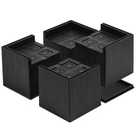 Joint Legs Height Adjustment Leg Bottom Raise Extension Leg Adjuster Bed Table Sofa Desk Kotatsu Height Height Height Adjustment Set of 4 Table Leg Stand Height Adjustment Heating Fixture (Load
